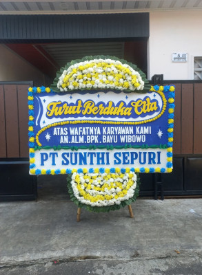 Papan Bunga Duka di Jelbuk